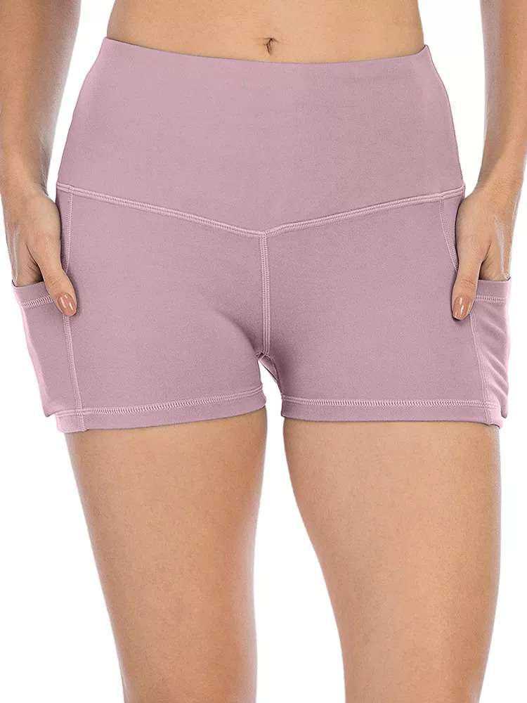 Pink Shorts With Pockets