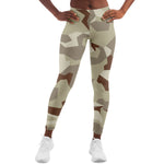 Women's M90 Desert Storm Modern Soldier Urban Warfare Camouflage Mid-Rise Leggings