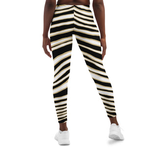 New Orleans Zebra Stripe Leggings