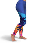 Women's California Dreaming High-waisted Yoga Leggings Right