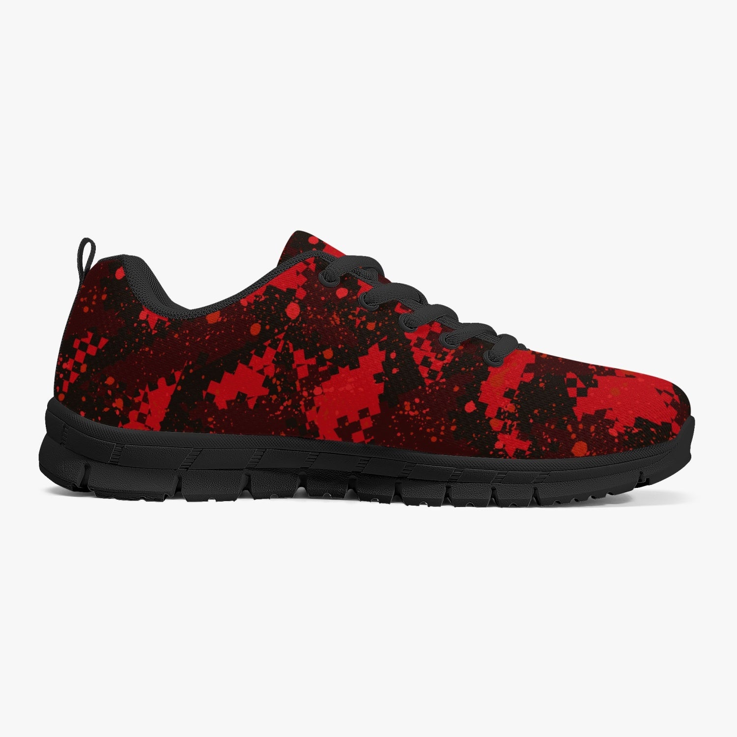 Red Digital Camo Sneakers