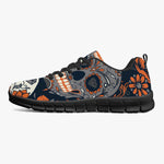 Orange Day Of The Dead Sneakers