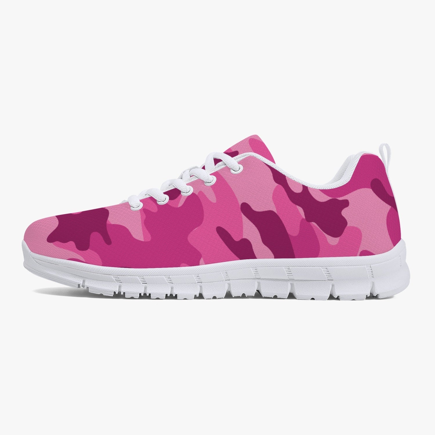 All Pink Camo Sneakers
