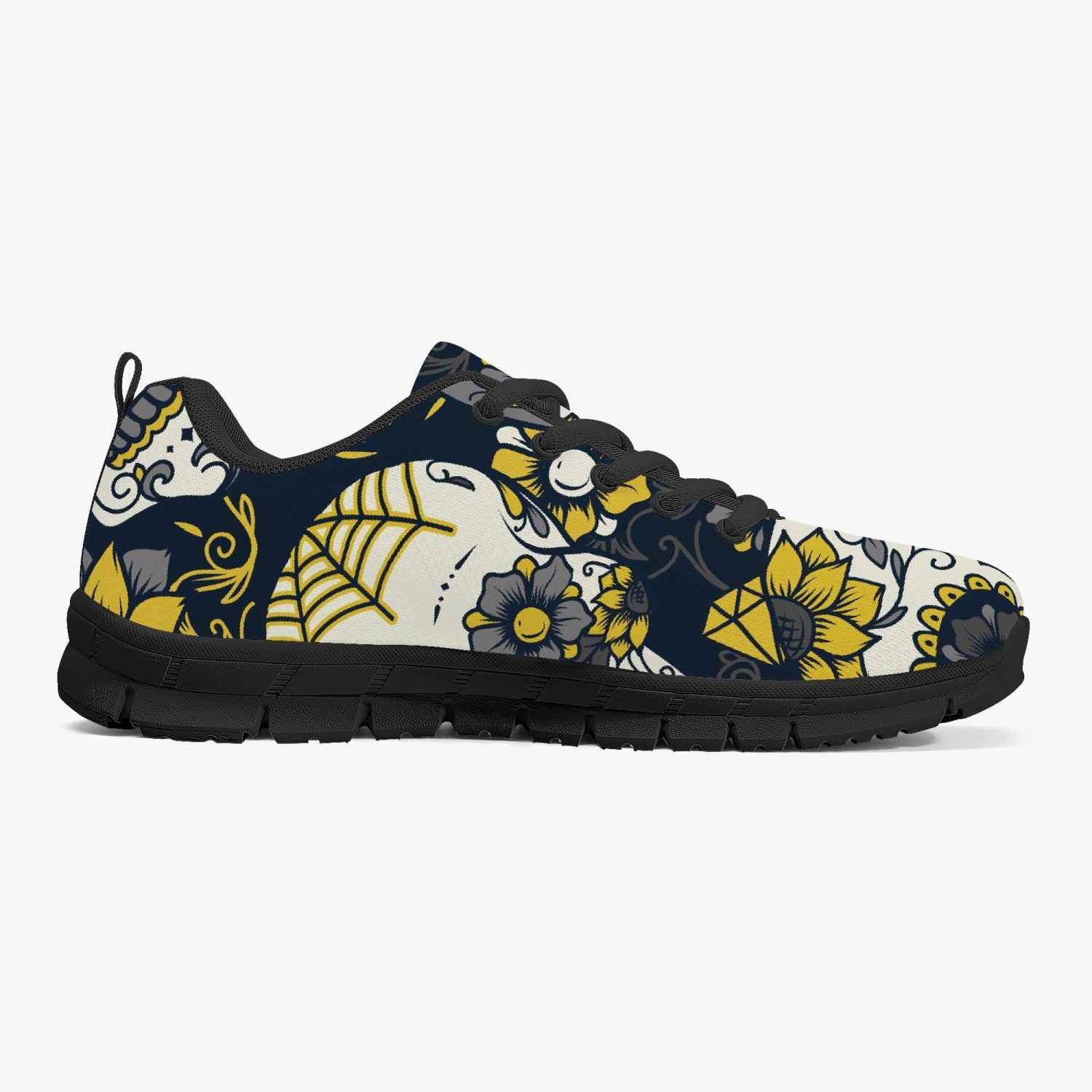 Yellow Day Of The Dead Sneakers