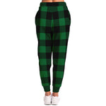 Green Lumberjack Plaid Joggers