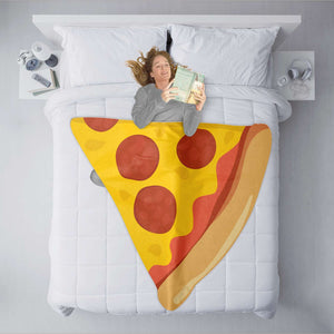 Pizza Slice Micro Winter Blanket