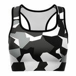 Women's M90 Winter Modern Soldier Urban Warfare Camouflage Athletic Sports Bra