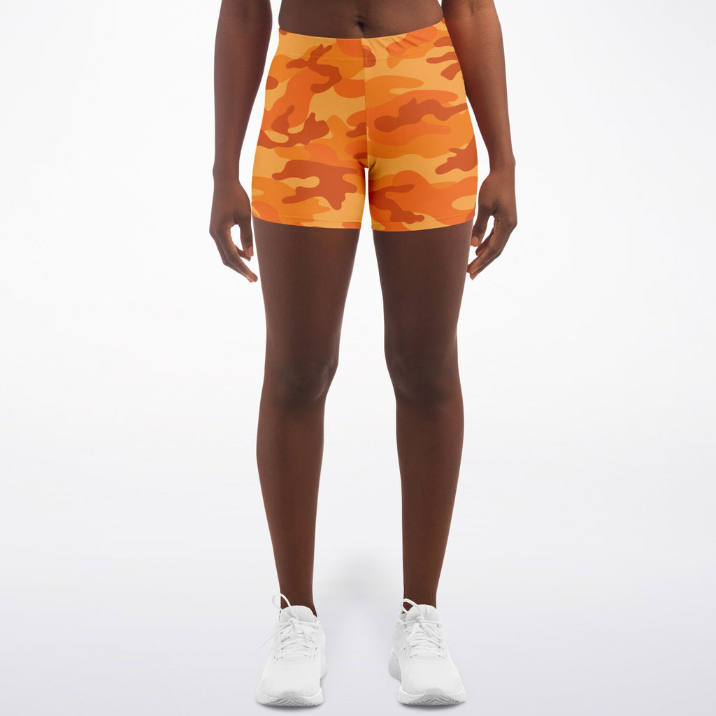 All Orange Camo Shorts