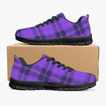 Purple Plaid Sneakers