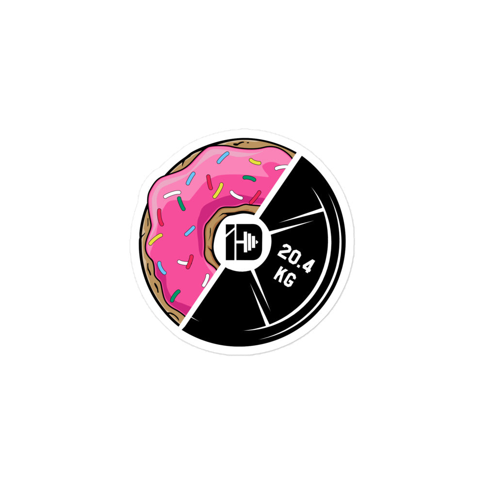 Donuts & Deadlifts Sticker