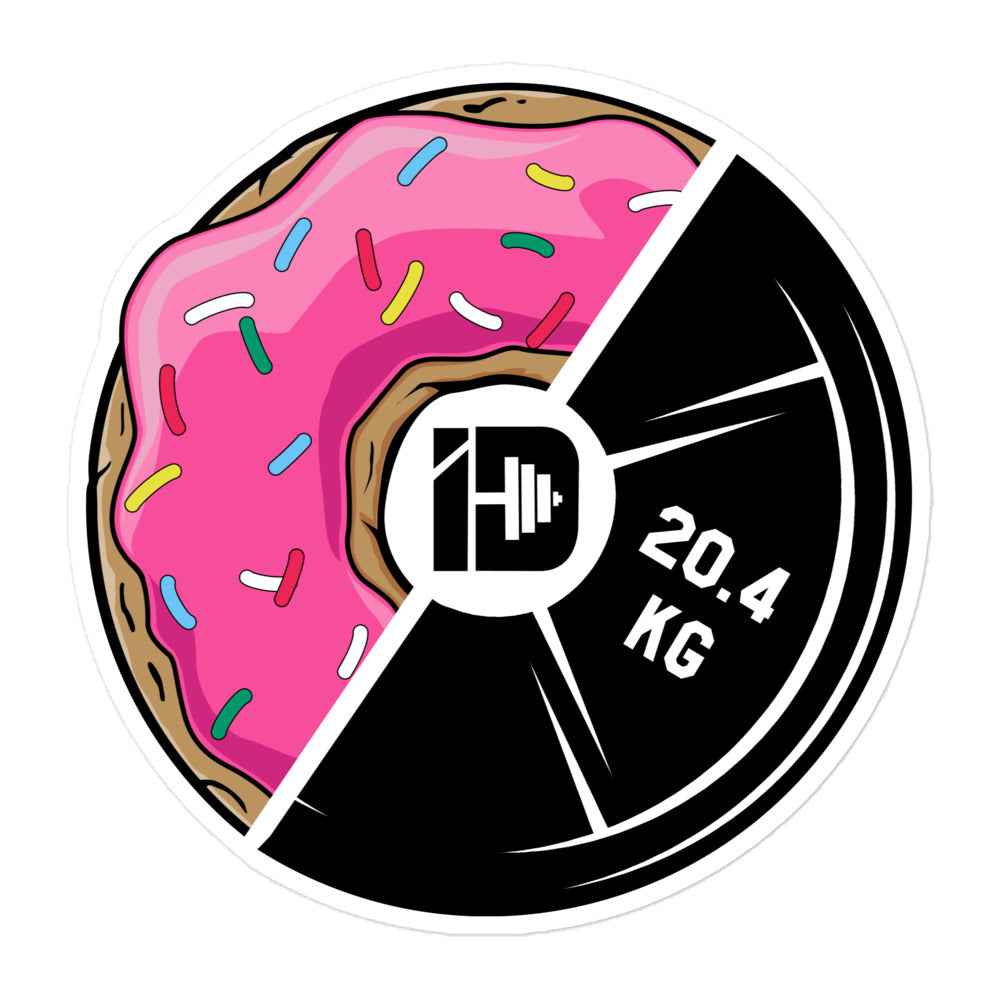 Donuts & Deadlifts Sticker