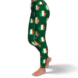 Women's St. Patrick's Day Luck of The Irish High-waisted Yoga Leggings