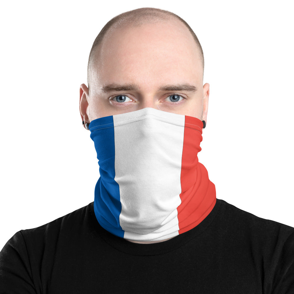 Flag of France Home Country Pride Heritage Multifunctional Headband Neck Gaiter