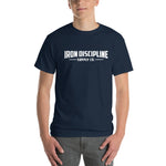 Iron Discipline Classic Unisex Short-Sleeve Fitness WOD T-Shirt Navy