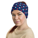 Red White Blue USA All-Star Fourth of July Multifunctional Headband