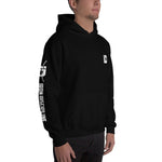 Iron Discipline All Black Unisex Pullover Hoodie Fitness Sweatshirt Right Side Front