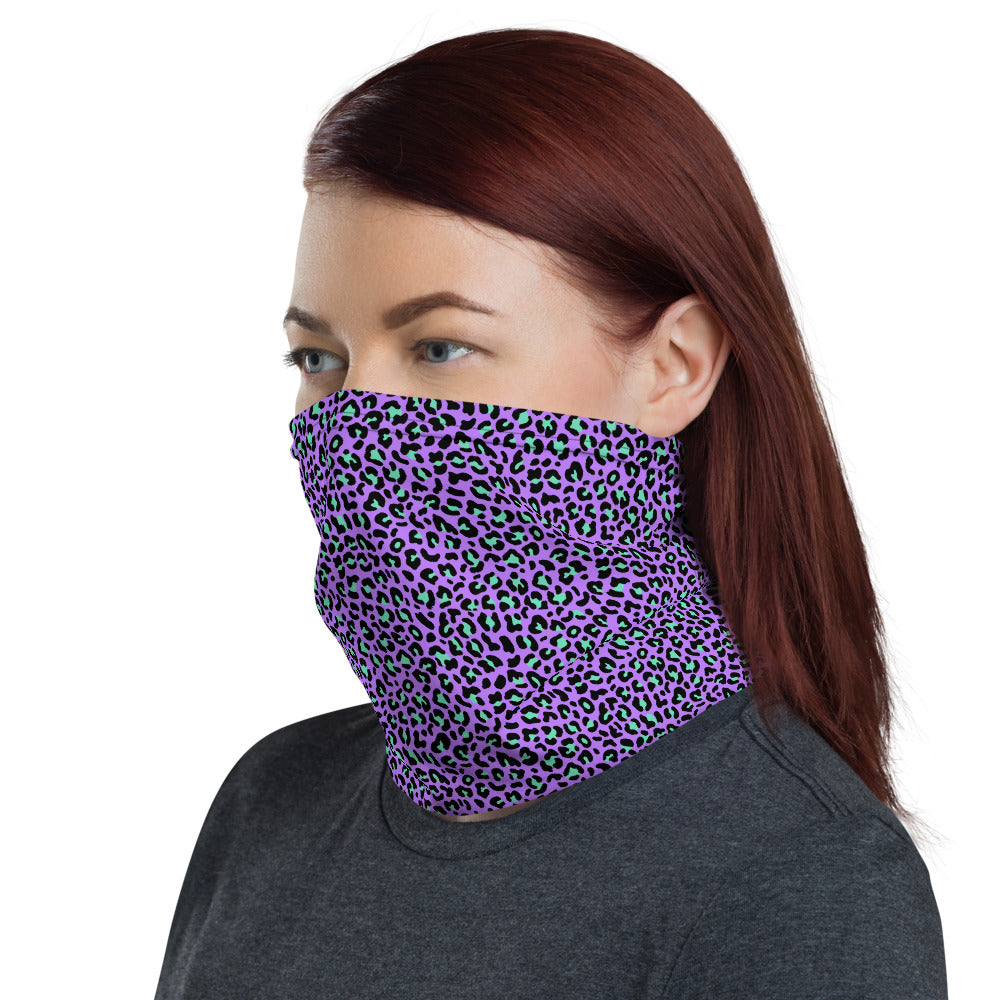 Purple Leopard Headband