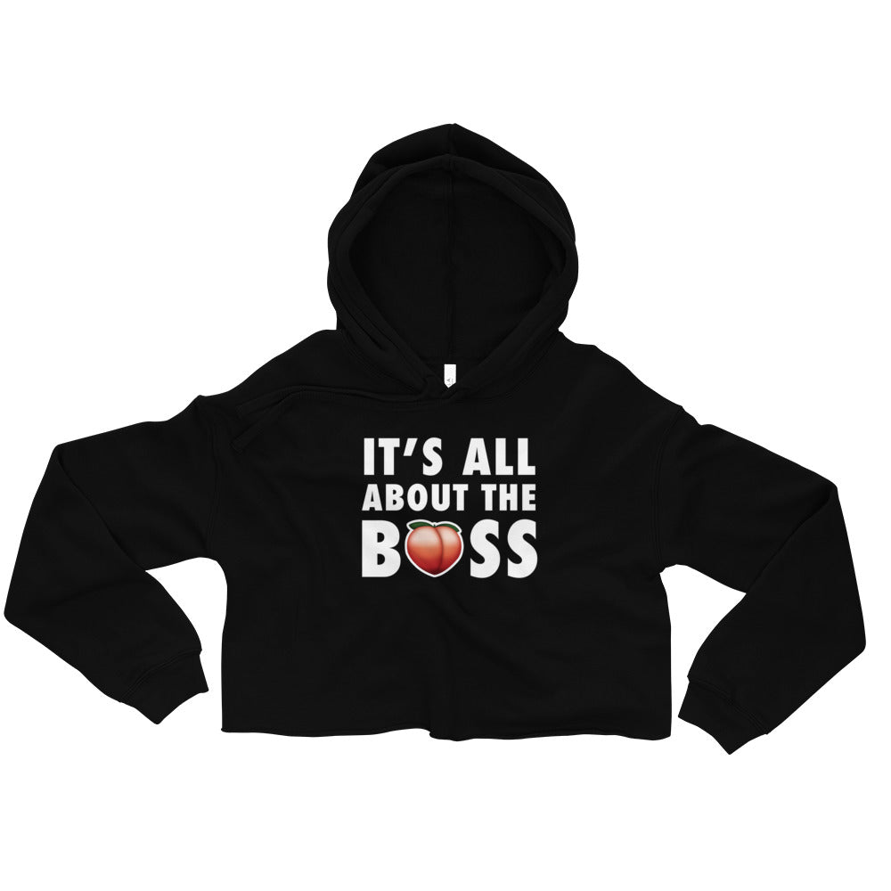 Women's It's All About The Bass Crop Hoodie - 