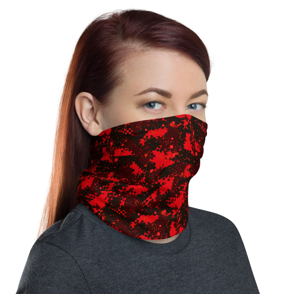 Red Digital Camo Headband