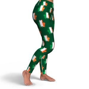 Women's St. Patrick's Day Luck of The Irish High-waisted Yoga Leggings Right